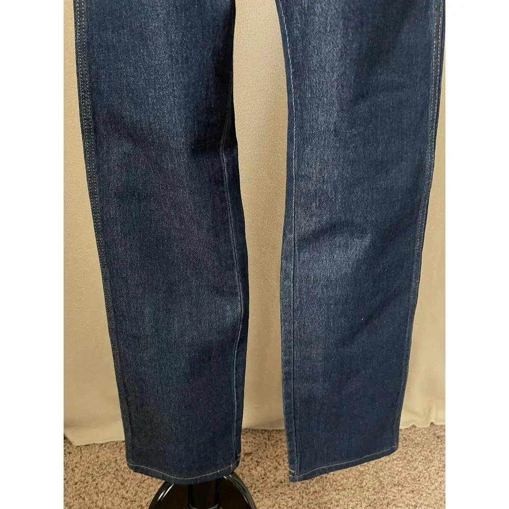 Levi’s Mens 501 Original Dark Wash Straight Fit Jeans - Picture 3 of 12